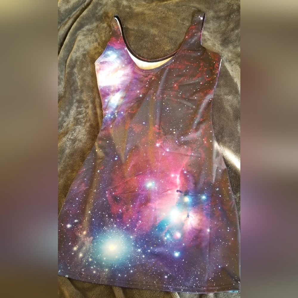 BlackMilk Galaxy Purple Dress - Picture 2 of 2